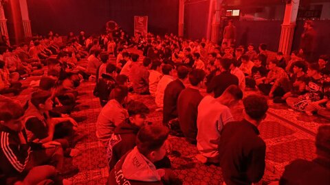 تصاویر/ برگزاری هیئت نوجوانان در شاهین دژ