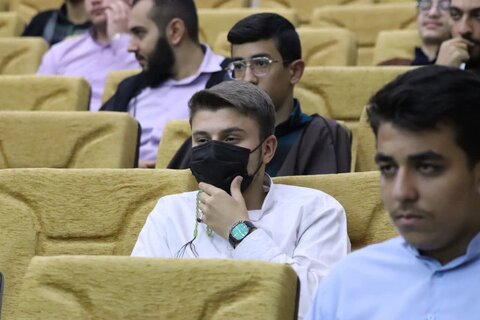 تصاویر/ سخنرانی مدیر دفتر امور نخبگان و استعدادهای برترحوزه‌های علمیه در مدرسه علمیه امام خامنه ای ارومیه