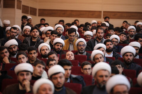 تصاویر/جلسه طلاب و مبلغین استان اردبیل با آیت الله اعرافی