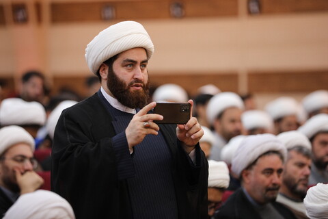 تصاویر/جلسه طلاب و مبلغین استان اردبیل با آیت الله اعرافی