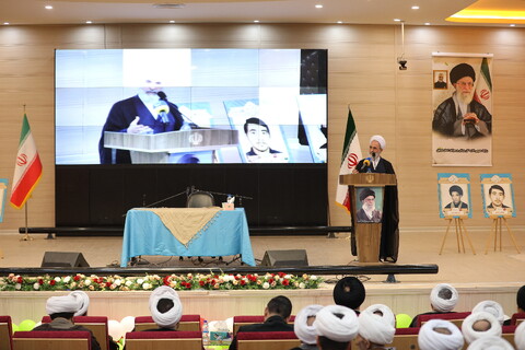 تصاویر/جلسه طلاب و مبلغین استان اردبیل با آیت الله اعرافی