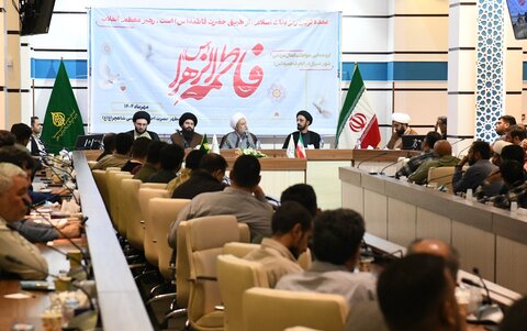 تصاویر| گردهمایی مواکب فعال مردمی شهر شیراز در ایام فاطمیه(س)