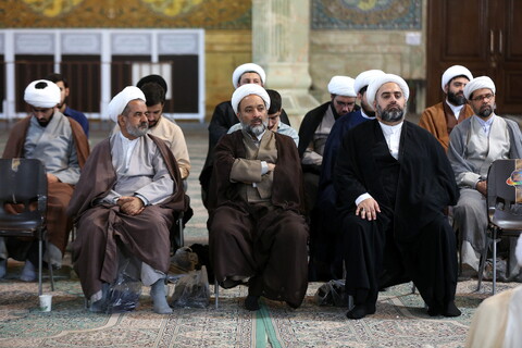 تصاویر/ هفدهمین همایش تجلیل از ممتازین یزدی حوزه‌های علمیه