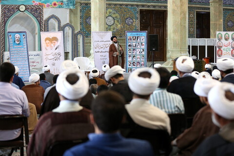 تصاویر/ هفدهمین همایش تجلیل از ممتازین یزدی حوزه‌های علمیه