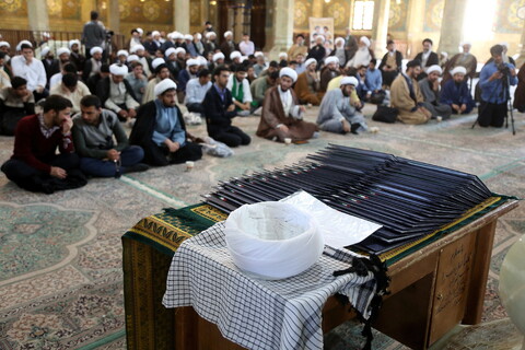 تصاویر/ هفدهمین همایش تجلیل از ممتازین یزدی حوزه‌های علمیه