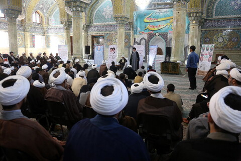 تصاویر/ هفدهمین همایش تجلیل از ممتازین یزدی حوزه‌های علمیه