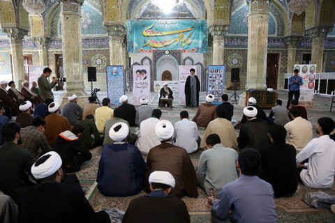 تصاویر/ هفدهمین همایش تجلیل از ممتازین یزدی حوزه‌های علمیه