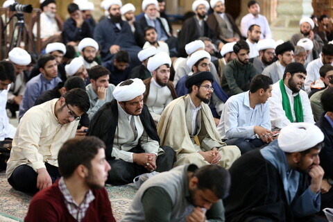 تصاویر/ هفدهمین همایش تجلیل از ممتازین یزدی حوزه‌های علمیه