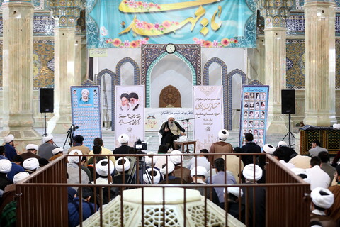 تصاویر/ هفدهمین همایش تجلیل از ممتازین یزدی حوزه‌های علمیه