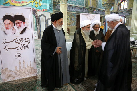 تصاویر/ هفدهمین همایش تجلیل از ممتازین یزدی حوزه‌های علمیه