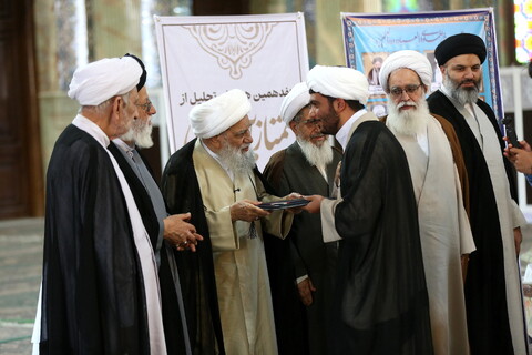 تصاویر/ هفدهمین همایش تجلیل از ممتازین یزدی حوزه‌های علمیه