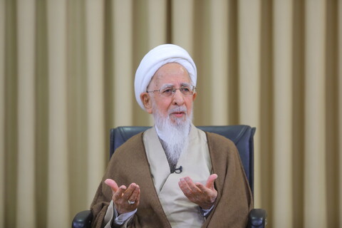 تصاویر / دیدار فرمانده سپاه محمد رسول الله تهران با آیت الله العظمی جوادی آملی