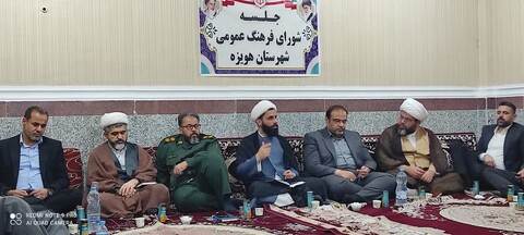 تصاویر/اولین جلسه شورای فرهنگ عمومی شهرستان هویزه