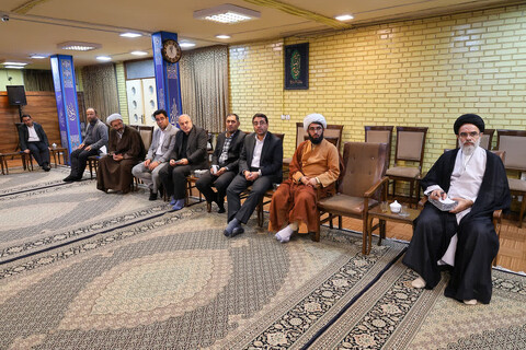 تصاویر | جلسه مقدماتی جهت برگزاری مراسم اعتکاف در آذربایجان شرقی