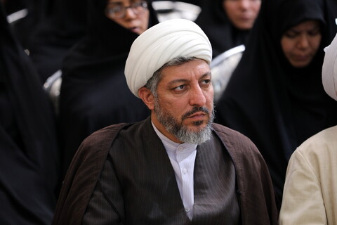 تصاویر/دیدار مدیران، اساتید و طلاب حوزه علمیه خواهران استان اردبیل با آیت الله اعرافی