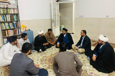 صدر جامعہ روحانیت بلوچستان، شعبہ قم کی علامہ ناظر عباس تقوی کے ساتھ صمیمی نشست