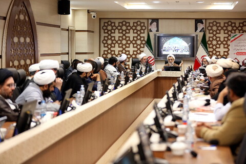 تصاویر/ جلسه دبیران ستادهای راهبری حوزه های علمیه