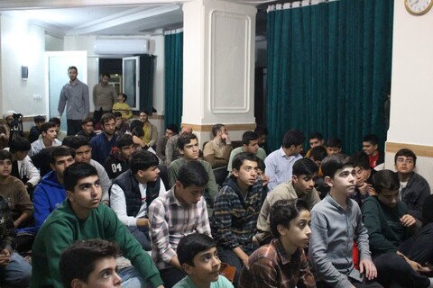 تصاویر/ هیئت هفتگی مدرسه علمیه صاحب الزمان(عج) مرند