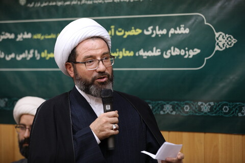 تصاویر/دیدار مدیران، معاونین و اساتید حوزه علمیه استان اردبیل با آیت الله اعرافی