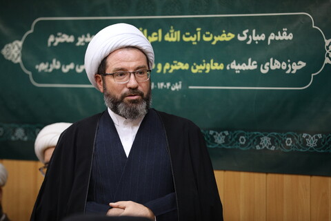 تصاویر/دیدار مدیران، معاونین و اساتید حوزه علمیه استان اردبیل با آیت الله اعرافی