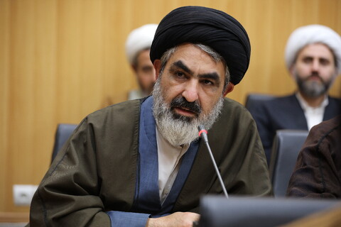 تصاویر/دیدار مدیران، معاونین و اساتید حوزه علمیه استان اردبیل با آیت الله اعرافی