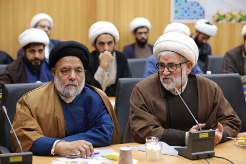 تصاویر/دیدار مدیران، معاونین و اساتید حوزه علمیه استان اردبیل با آیت الله اعرافی