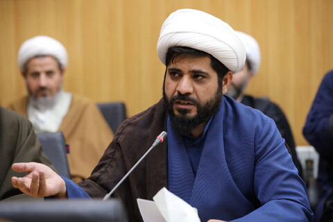 تصاویر/دیدار مدیران، معاونین و اساتید حوزه علمیه استان اردبیل با آیت الله اعرافی