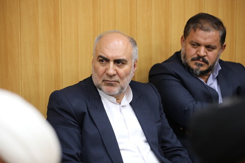 تصاویر/دیدار مدیران، معاونین و اساتید حوزه علمیه استان اردبیل با آیت الله اعرافی