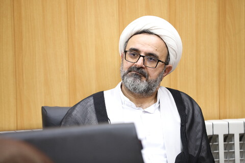 تصاویر/دیدار مدیران، معاونین و اساتید حوزه علمیه استان اردبیل با آیت الله اعرافی