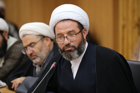 تصاویر/دیدار مدیران، معاونین و اساتید حوزه علمیه استان اردبیل با آیت الله اعرافی