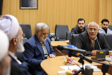 تصاویر/جلسه هسته مرکزی نیروهای انقلابی استان اردبیل با آیت الله اعرافی