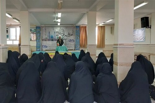 بازدید مسئول بسیج طلاب کرمانشاه از مدرسه علمیه نرجسیه سنقر و کلیایی+تصاویر