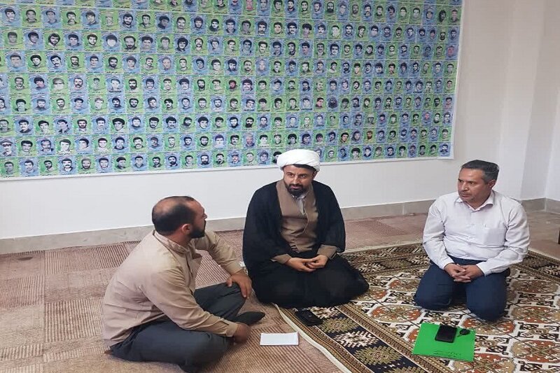 بازدید مسئول بسیج طلاب کرمانشاه از مدرسه علمیه نرجسیه سنقر و کلیایی+تصاویر