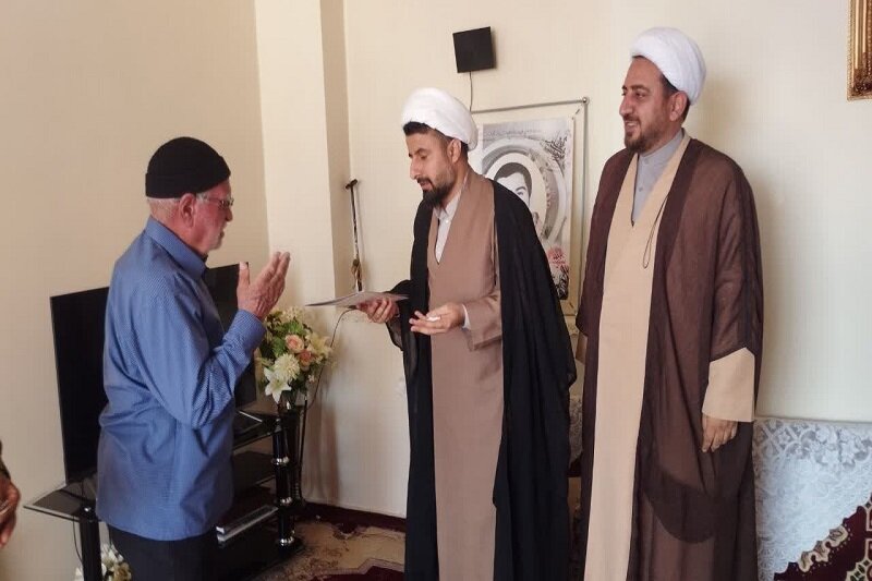 بازدید مسئول بسیج طلاب کرمانشاه از مدرسه علمیه نرجسیه سنقر و کلیایی+تصاویر