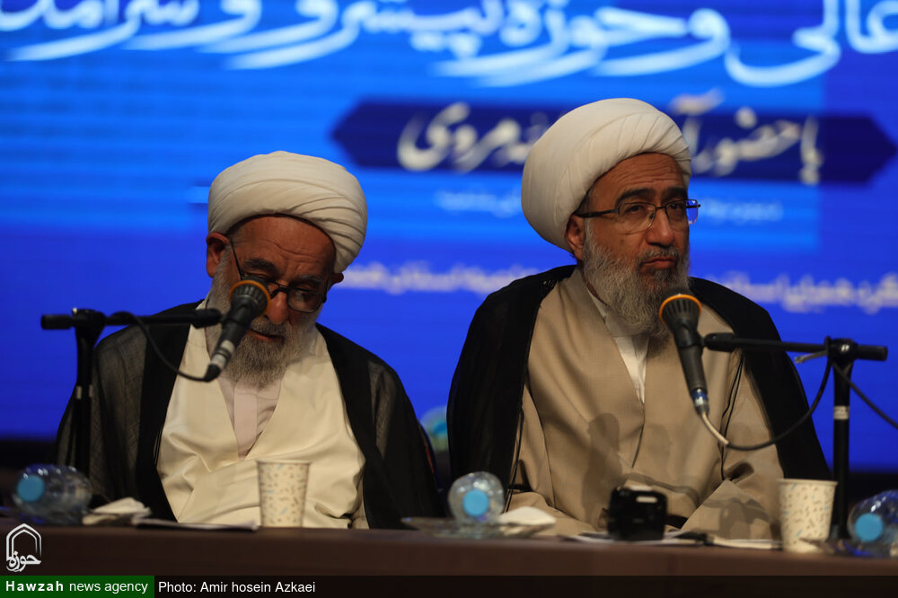 طلاب و اساتید همدانی دغدغههای خود را با اعضای شورای عالی حوزه در میان گذاشتند+تصاویر