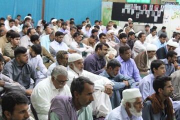 تصاویر/ آیین عبادی سیاسی نماز جمعه شهرستان دلگان