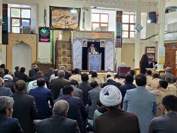 تصاویر/  آیین عبادی سیاسی نماز جمعه ماکو