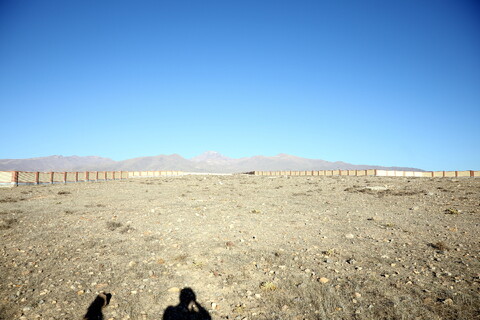 تصاویر/بازدید آیت الله اعرافی از زمین مفتاح سرین اردبیل