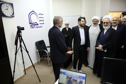 تصاویر/افتتاح دفتر خبرگزاری حوزه در استان اردبیل