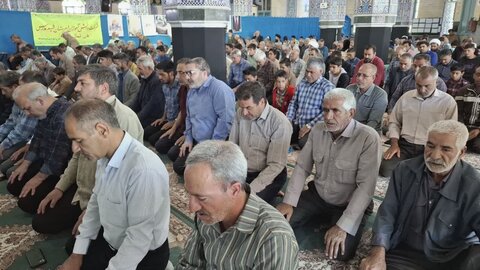 تصاویر/ اقامه نماز جمعه شهر کوهبنان