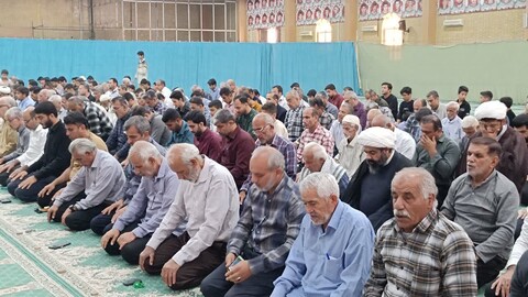 نماز جمعه اهرم به روایت تصویر