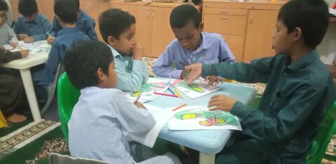 مهد آدینه نماز جمعه شهرستان دلگان با فضای شاد و آموزشی برای کودکان