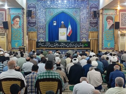 نمازجمعه امروز شهر بوشهر به روایت تصویر