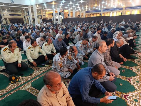 نمازجمعه امروز شهر بوشهر به روایت تصویر