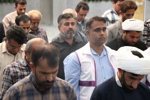 تصاویر/ اقامه نماز جمعه شهر قلعه‌گنج