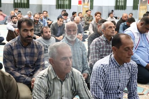 تصاویر/ اقامه نماز جمعه شهر قلعه‌گنج