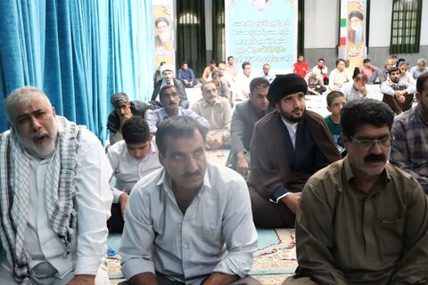 تصاویر/ اقامه نماز جمعه شهر قلعه‌گنج