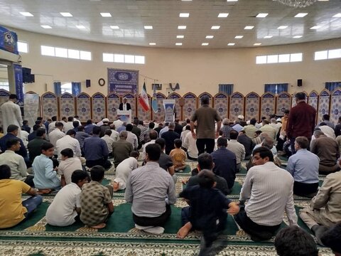 تصاویر/ آیین عبادی سیاسی نمازجمعه امروز شهر عسلویه