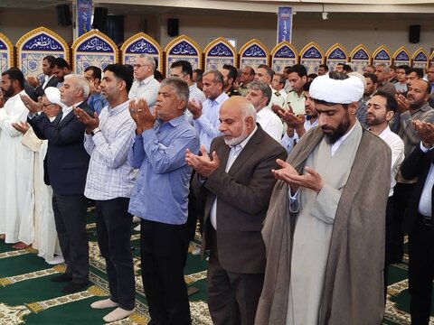 تصاویر/ آیین عبادی سیاسی نمازجمعه امروز شهر عسلویه