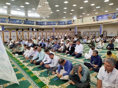 تصاویر/ آیین عبادی سیاسی نمازجمعه امروز شهر عسلویه